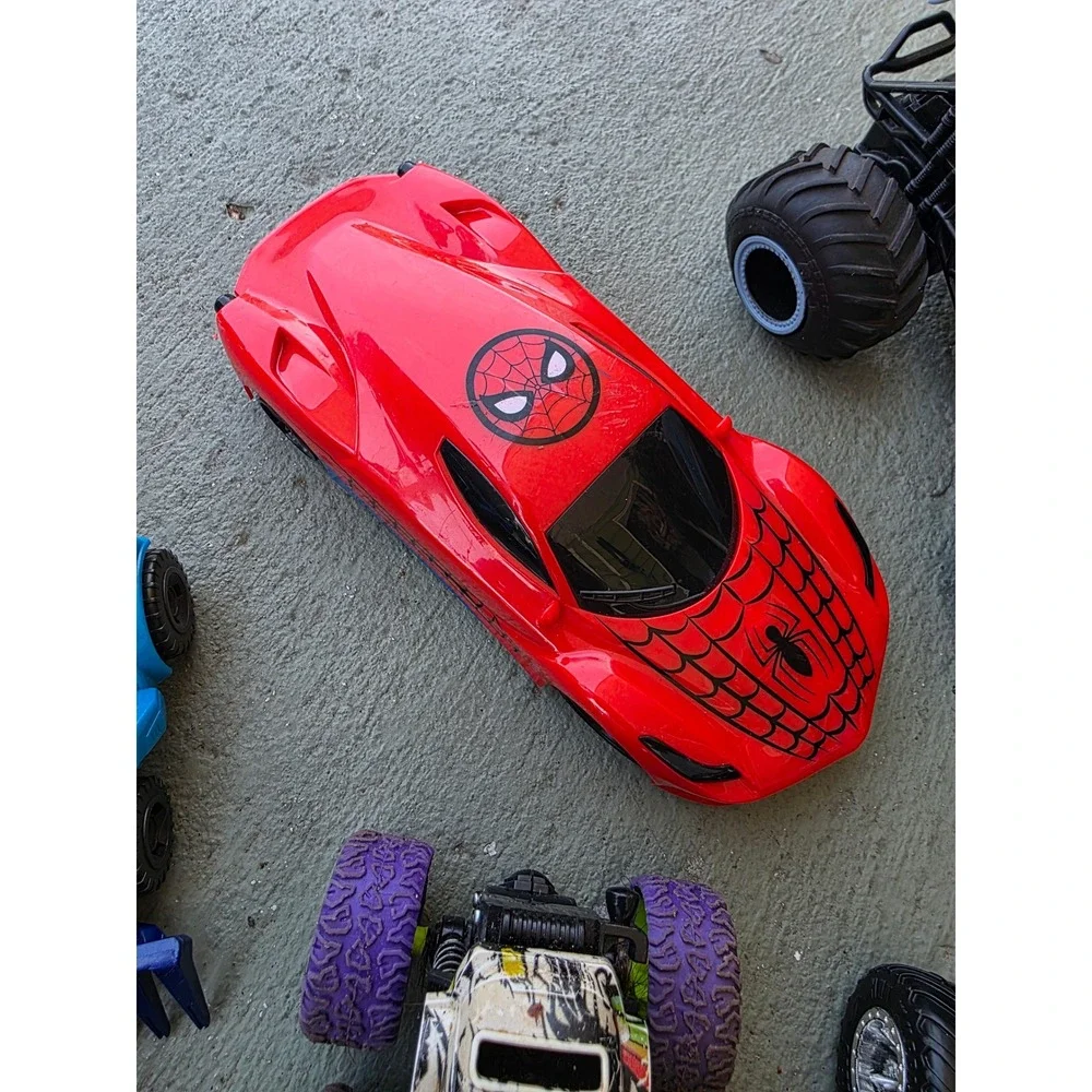 Mixed Toy Lot Monster Trucks Hot Wheels Spider-Man My Little Pony Batman 15pc D1